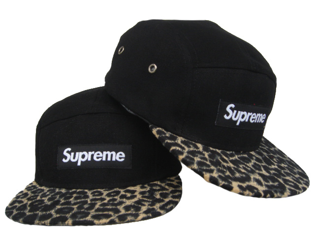Casquette SUPREME Negra/Leopardo - Cliquez sur l'image pour la fermer