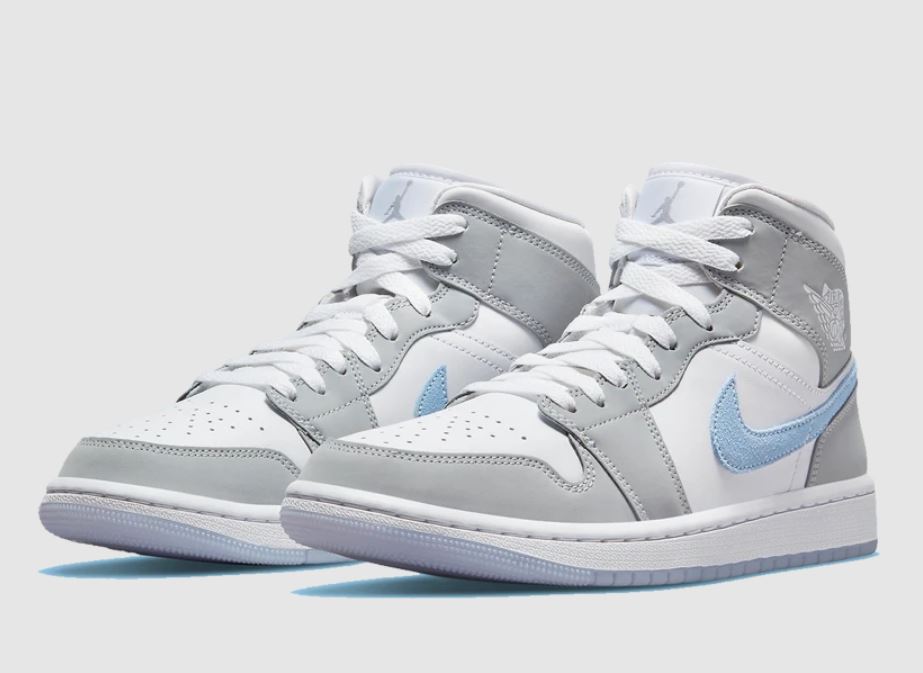Air Jordan 1 Mid 'Aluminium Wolf Grey' - Cliquez sur l'image pour la fermer