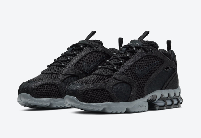 Nike x Stussy Air Zoom Spiridon Cage 2 'Black' - Cliquez sur l'image pour la fermer