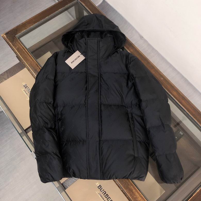 Doudoune Balenciaga à capuche - Black - Cliquez sur l'image pour la fermer