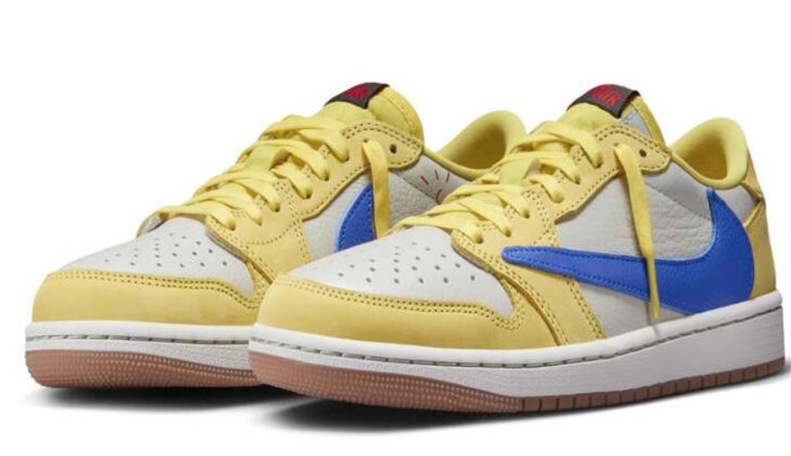 Travis Scott x Air Jordan 1 Low OG 'Canary' - Cliquez sur l'image pour la fermer
