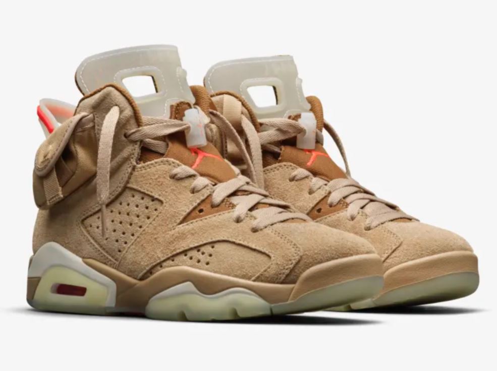 Travis Scott x Air Jordan 6 'British Khaki' - Cliquez sur l'image pour la fermer