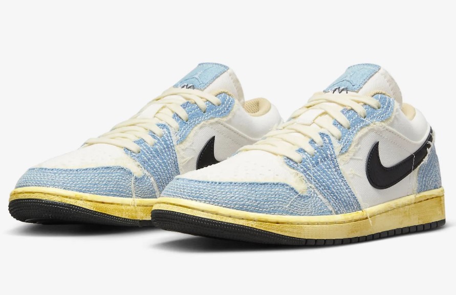 Air Jordan 1 Low 'Sashiko Denim' - Cliquez sur l'image pour la fermer