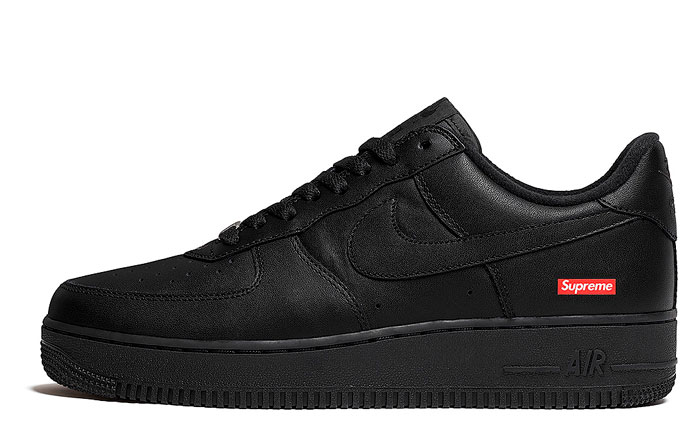 Air Force 1 Low Supreme Black/Black - Cliquez sur l'image pour la fermer