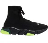 Balenciaga Speed Lace Up Clear Sole 'Yellow Fluo'